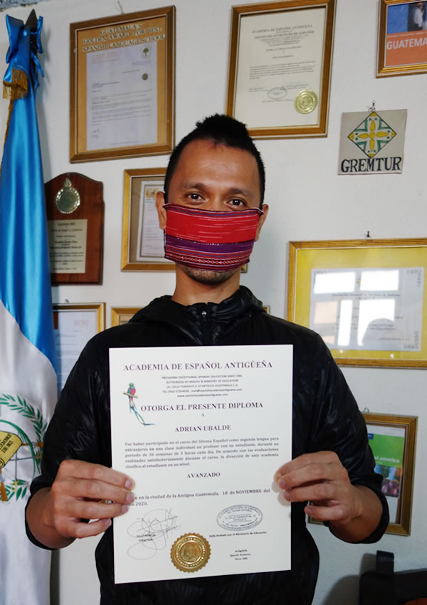 spanish school student in antigua guatemala