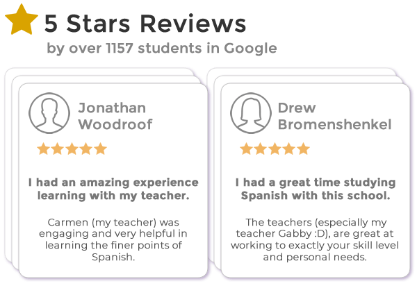 5 stars reviewed Spanish Online School