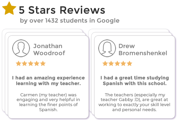 5 stars reviewed Spanish Online School